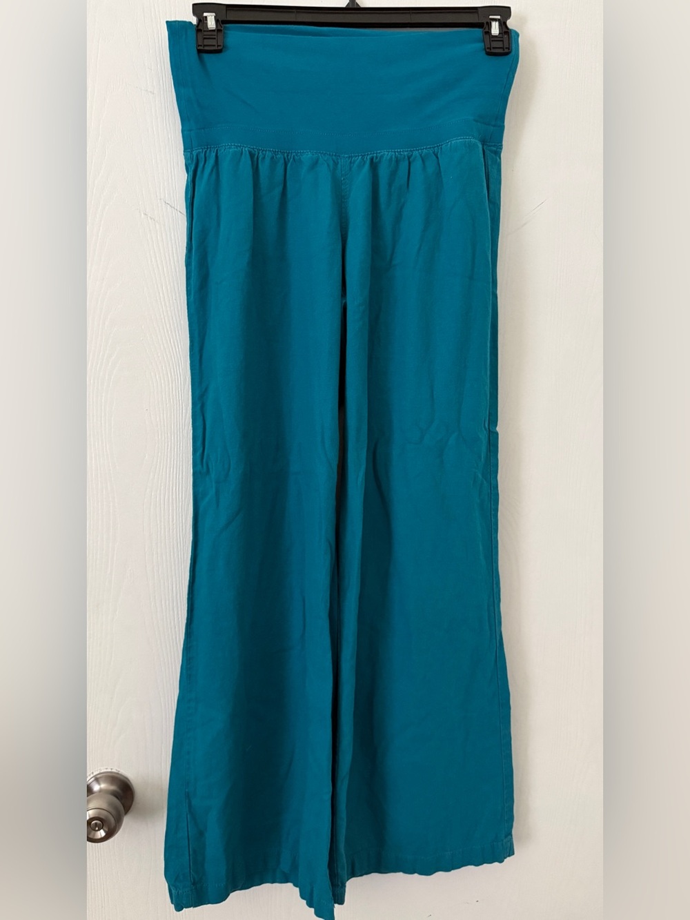 🌻5/$16🌻Old Navy Wide-Leg Linen Pants with fold over waistband